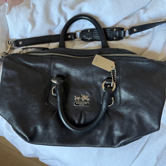 Coach Black Leather Madison Sabrina Conver… - Picture 9 of 9